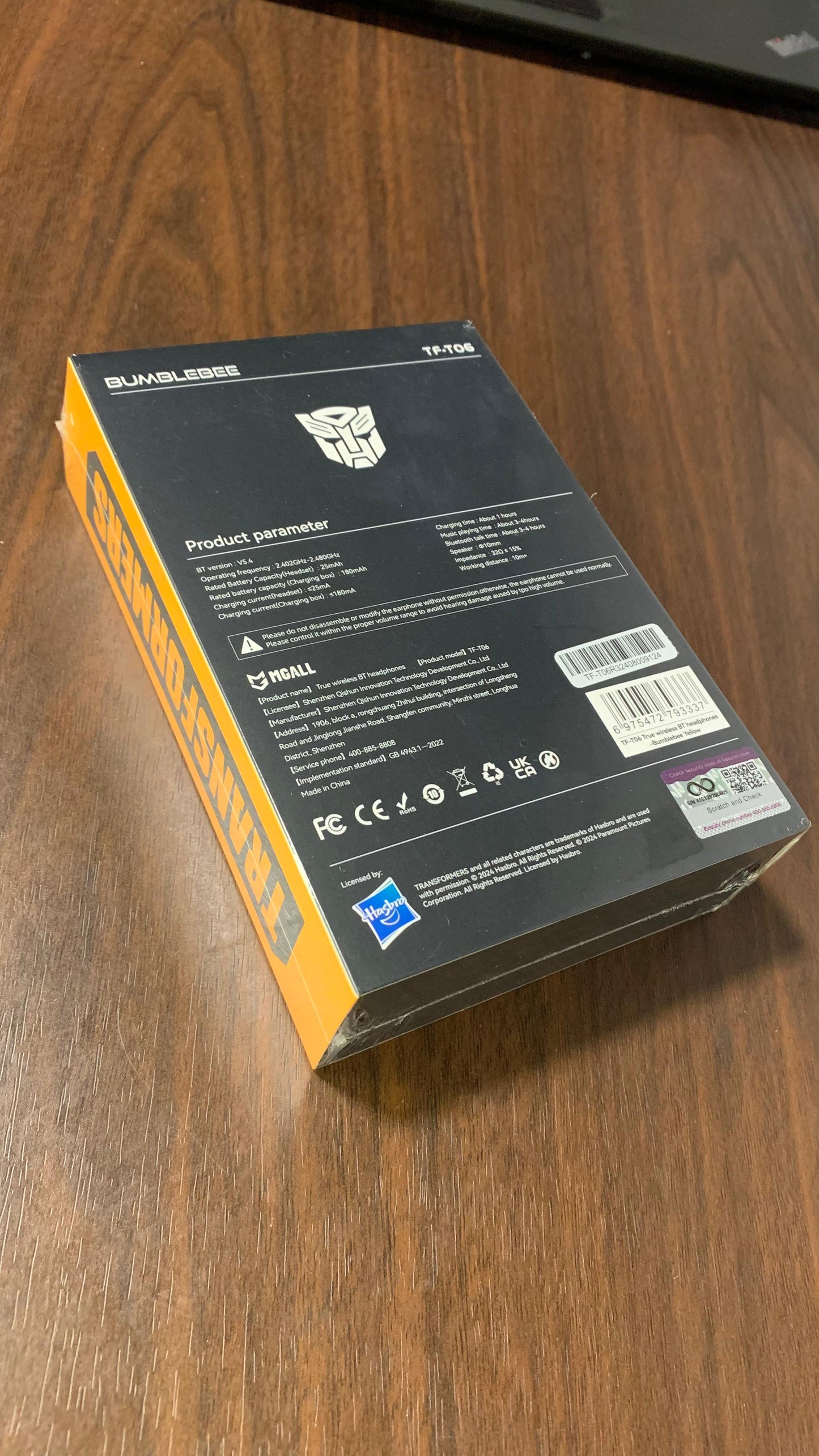 AUDIFONOS TRANSFORMERS - B127