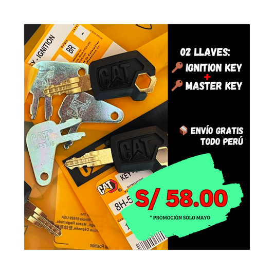 PACK - 02 LLAVES CATERPILLAR